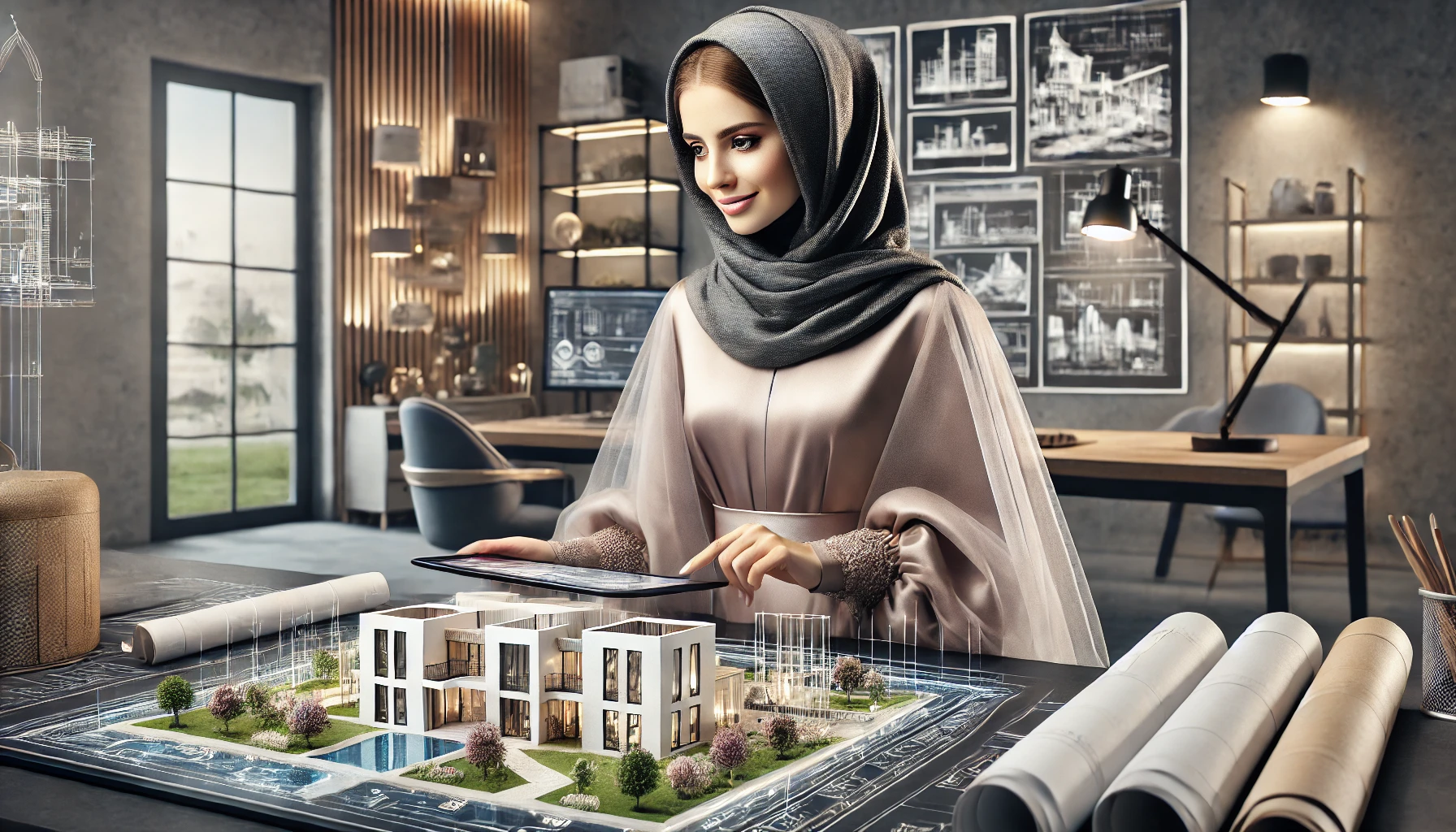 إبداع المرأة السعودية في الهندسة المعمارية والديكور